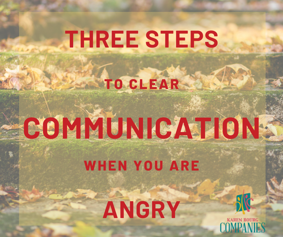 Three Steps to Clear Communication When You Are Angry